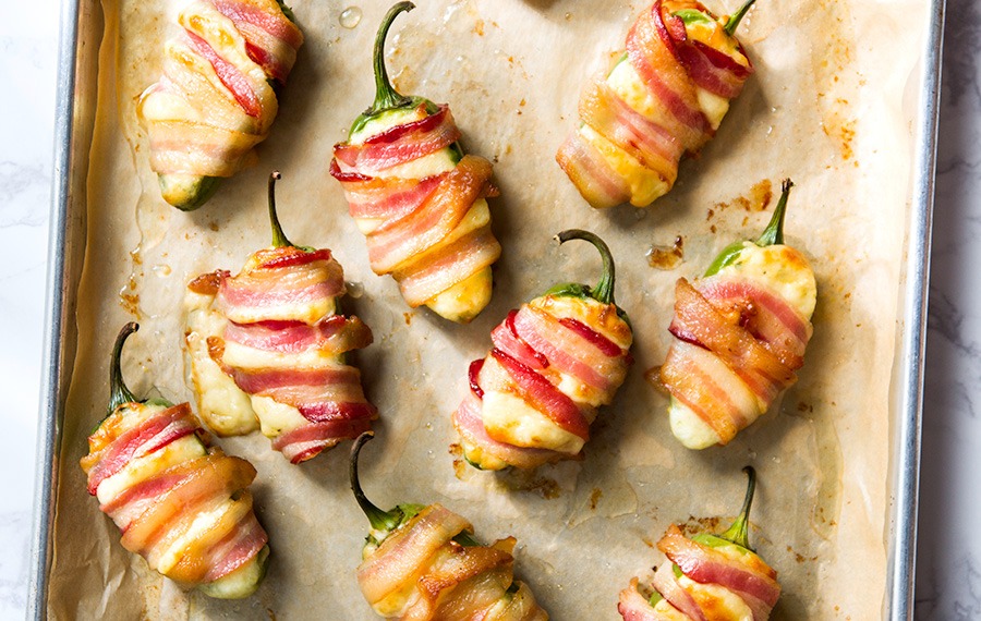 Bacon Wrapped Cheese Stuffed Jalapenos 900X570