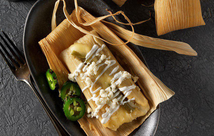 Tamales with Cheese and Jalapeño