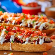 Mexican Open-Faced Sandwiches