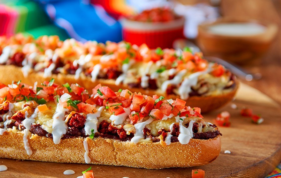 Mexican Open-Faced Sandwiches