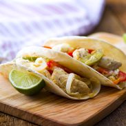 Cheesy Chicken Fajita Tacos Video