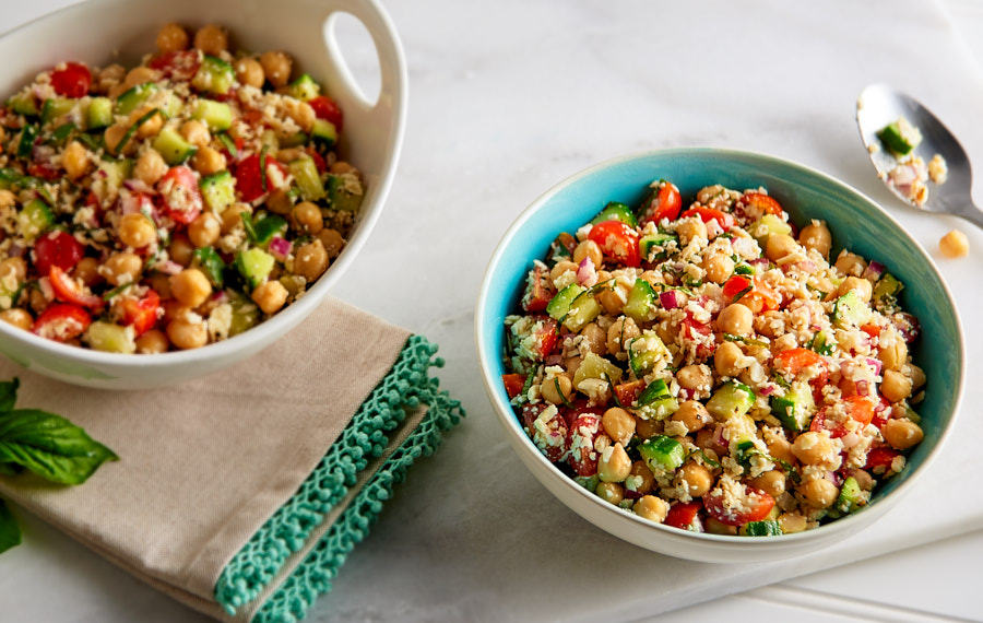 Chickpea Salad with Vinaigrette