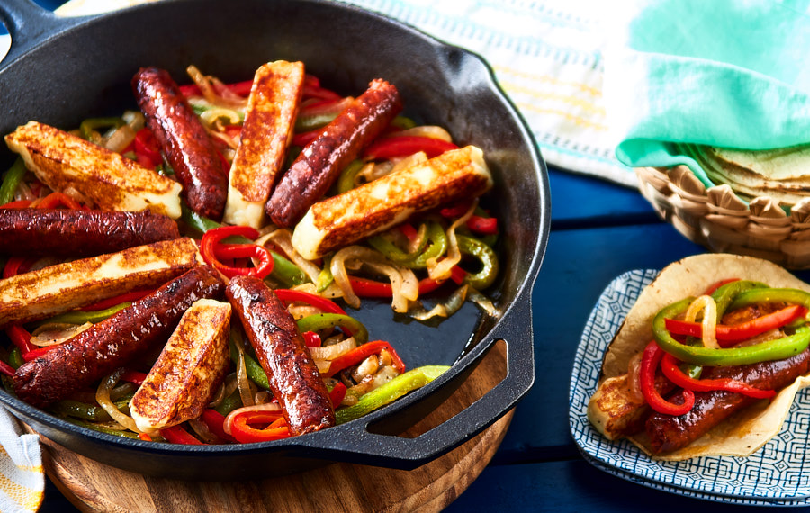 Chorizo and Cheese Fajitas