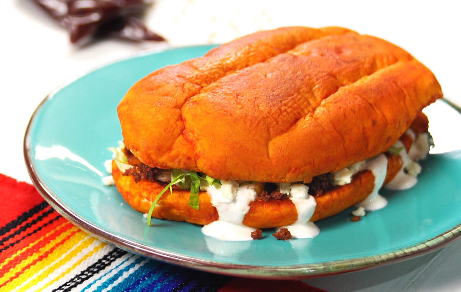 Chorizo And Potato Pambazos