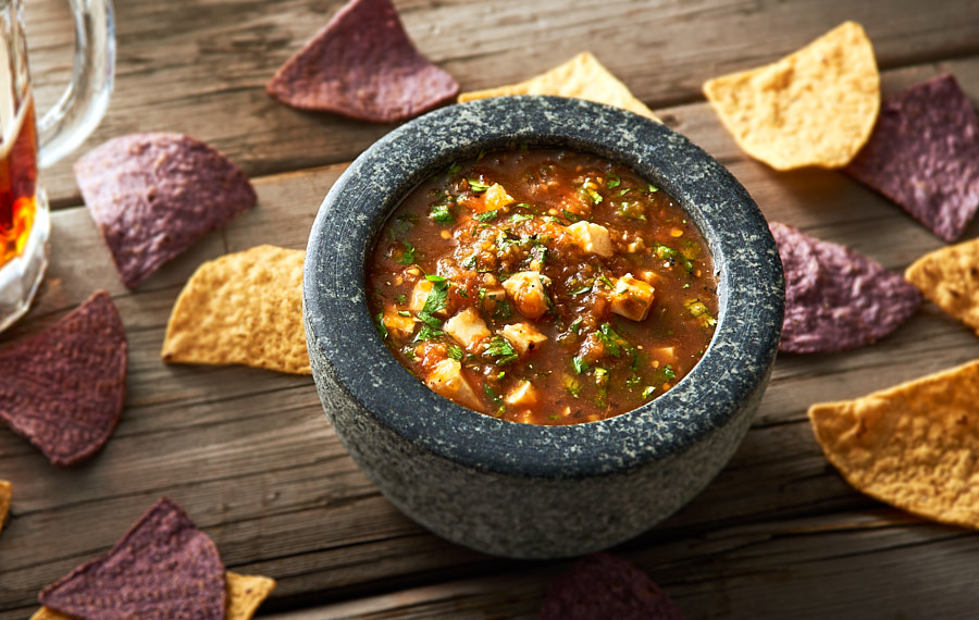 Salsa Borracha con Queso Cotija