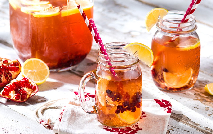 Pomegranate Infused Water