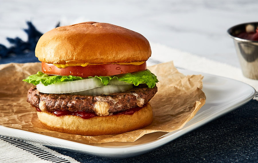 Hamburguesa Rellena de 3 Quesos