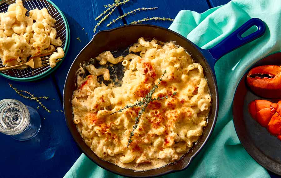 Macarrones con Queso y Langosta