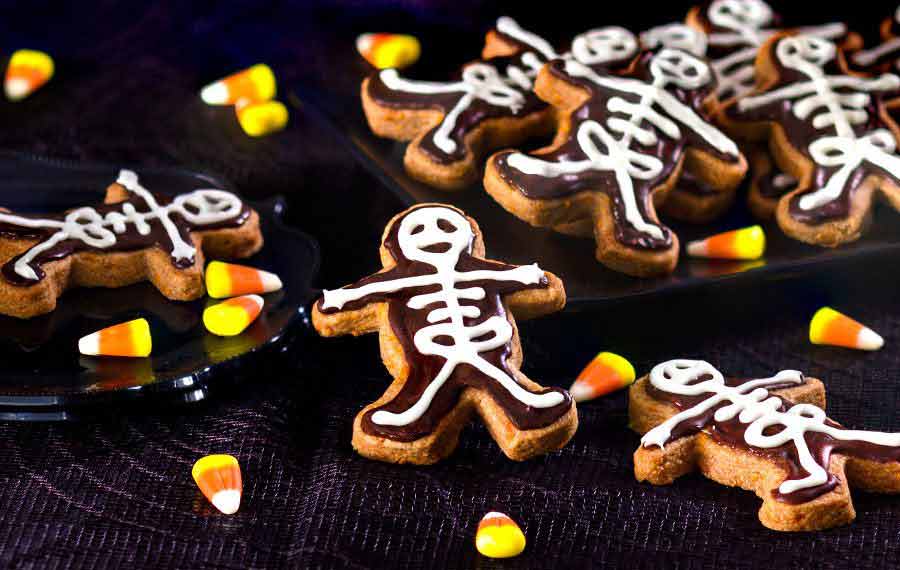 Skeleton Chocolate Cinnamon Cookies Recipe