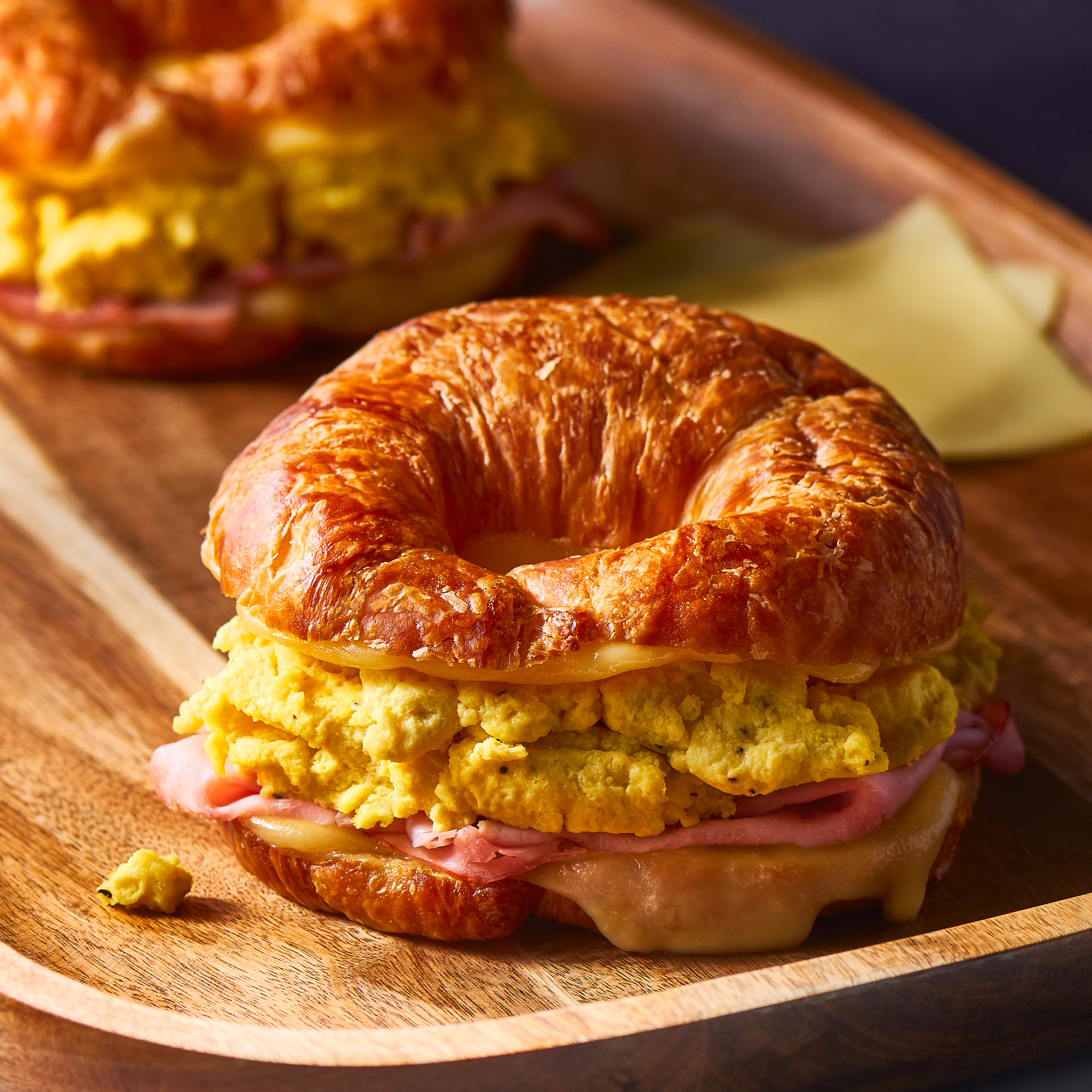 Easy Ham Cheese Croissants