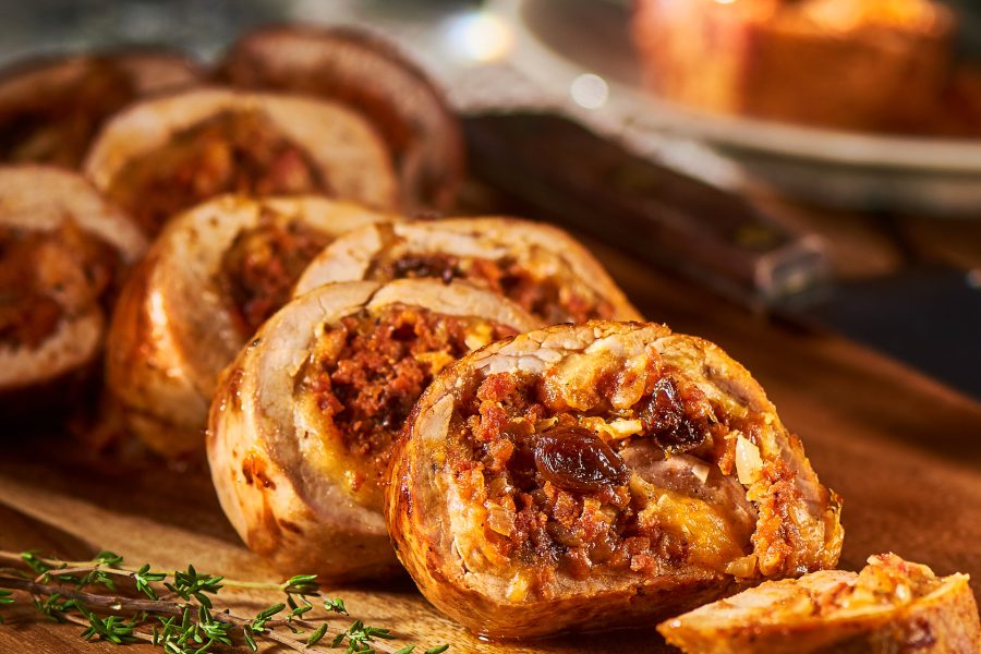 Lomo al Horno Relleno de Chorizo