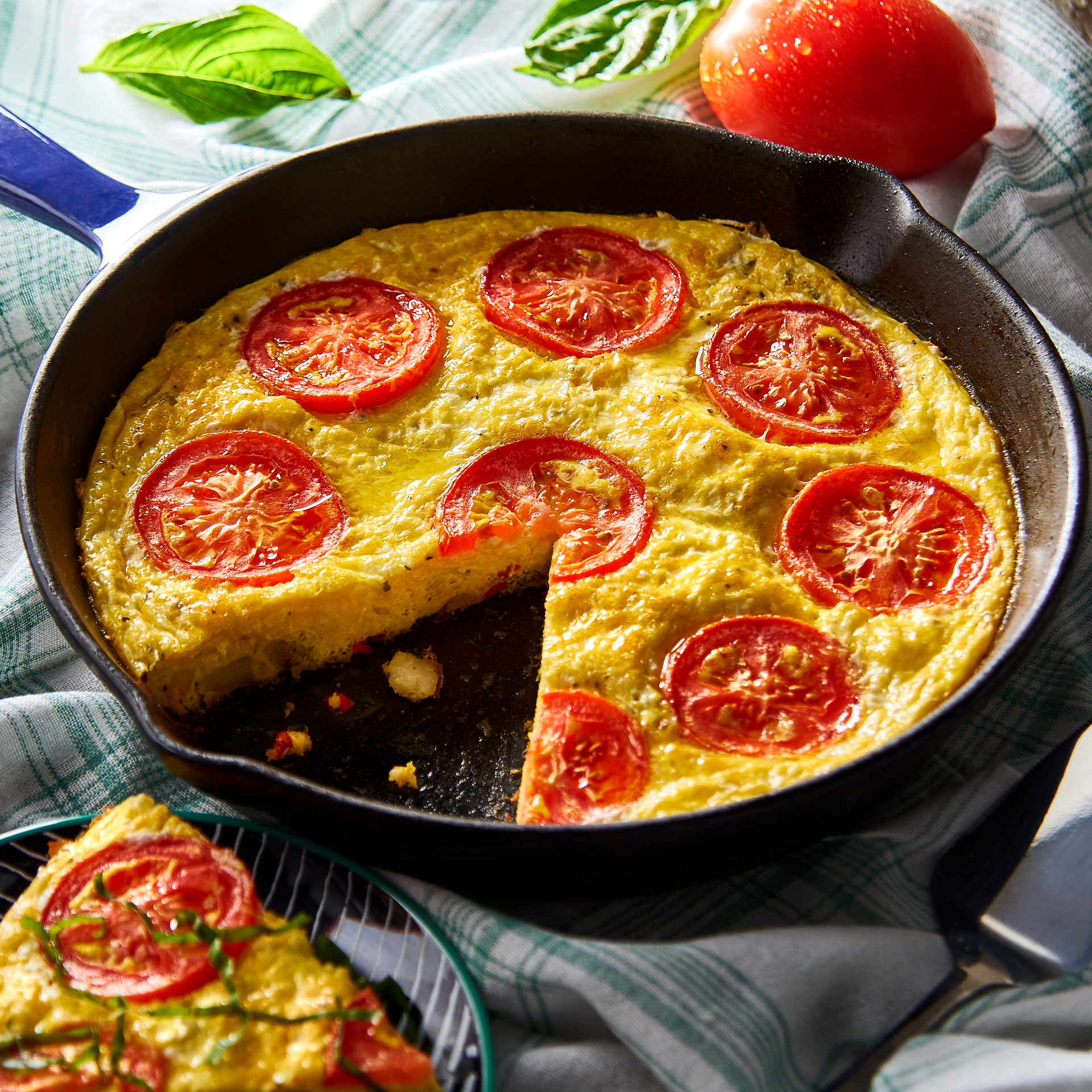 Mozzarella Potato Frittata 1