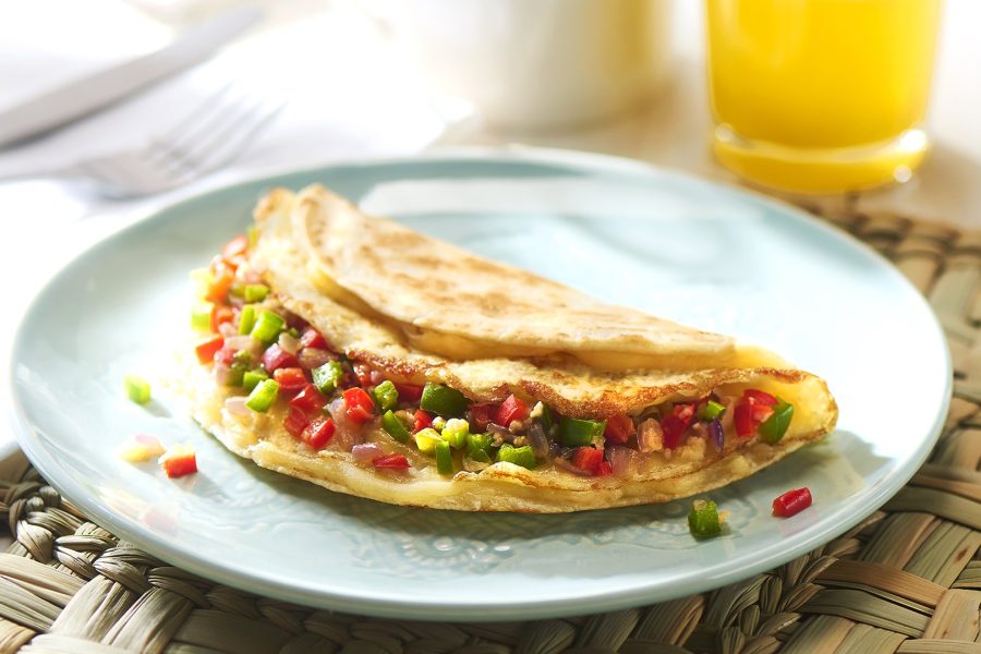 Quesadillas con Clara de Huevo