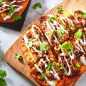 Pineapple Chorizo Flatbread Pizza