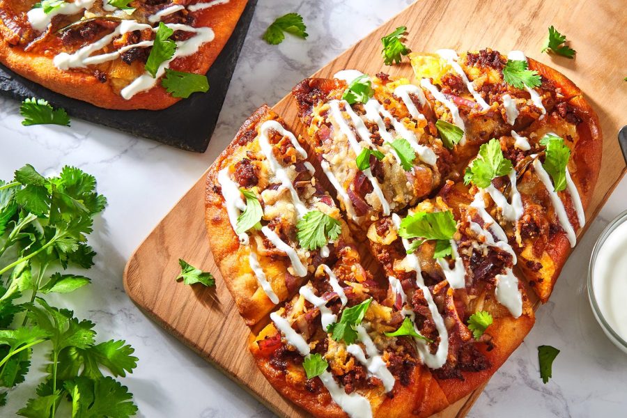 Pineapple Chorizo Flatbread Pizza