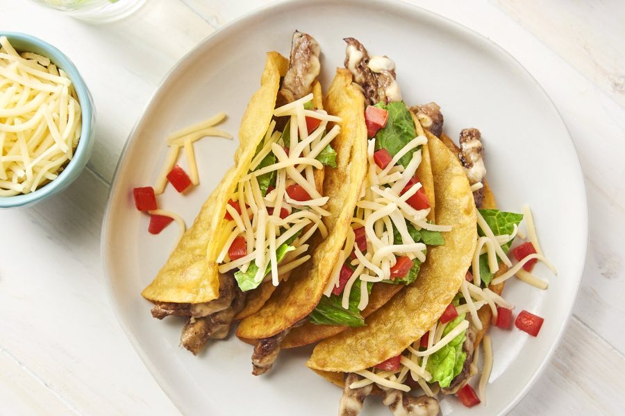 Crunchy Steak Tacos