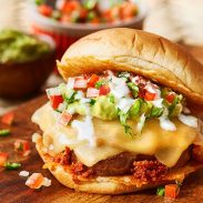 Mexican Burger with Chorizo