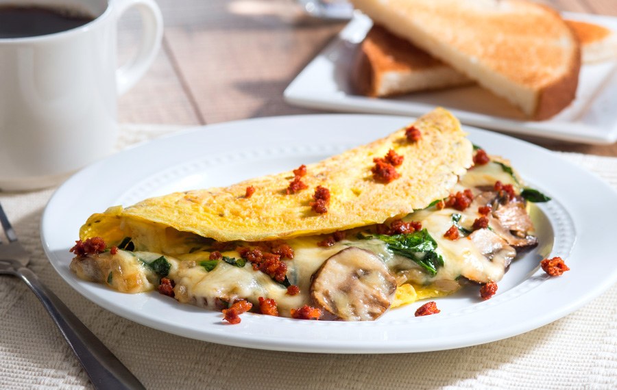 Omelette Relleno de Queso