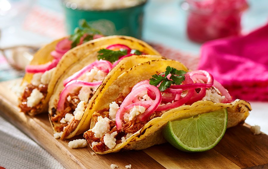 Tacos Pibil de Pollo