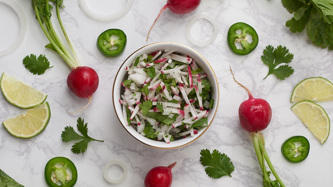 Radish Pico de Gallo