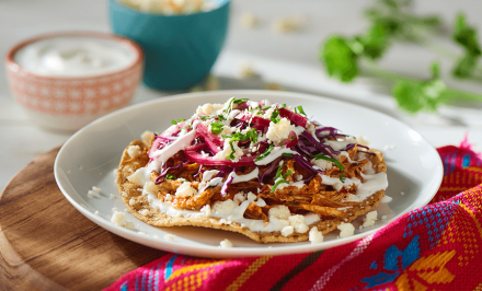 Turkey Tinga Tostadas