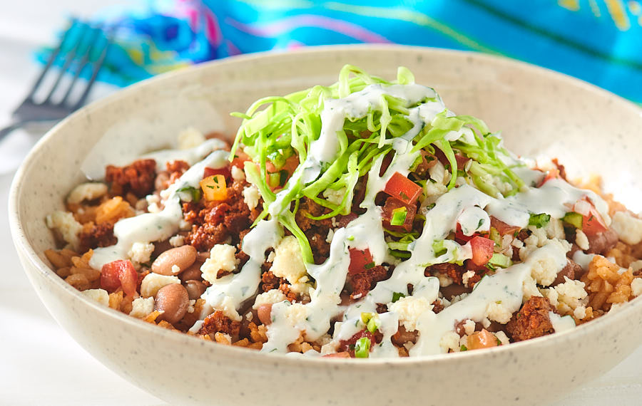 Burrito Bowl de Chorizo