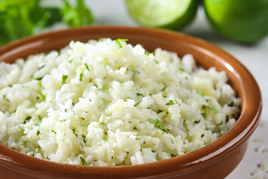 ARROZ CON COTIJA Y CILANTRO