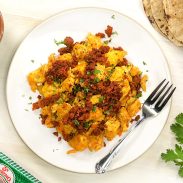 PORK CHORIZO AND SCRAMBLED EGGS