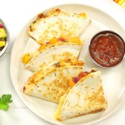 Chipotle Fruit Quesadillas