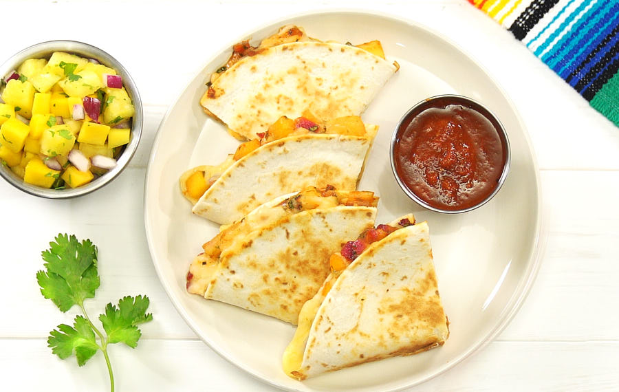 Chipotle Fruit Quesadillas