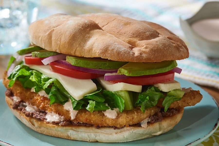 Chicken Milanesa Torta