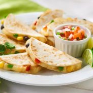 Black Bean Corn Quesadillas