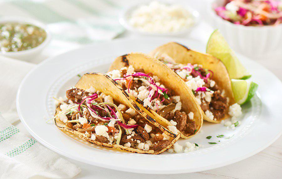 Steak and Queso Fresco Mini Tacos