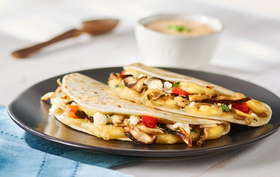 Shiitake Mushroom Quesadillas