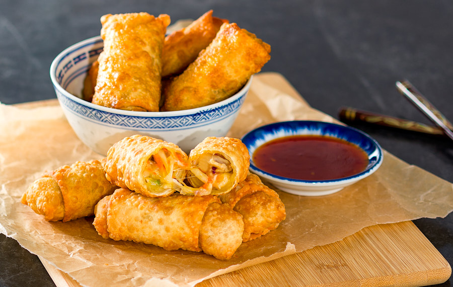 Egg Rolls Vegetarianos