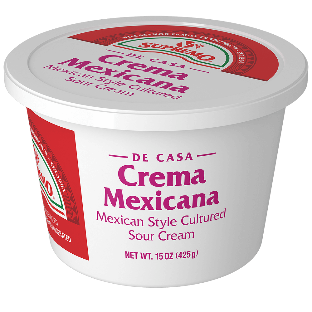 Mexican Crema - Supremo Sour Cream - V&V Supremo Foods